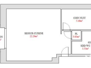Vente appartement 2 pièces