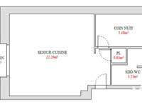 Vente appartement 2 pièces Vente appartement 2 pièces