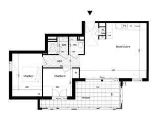 Vente appartement 3 pièces