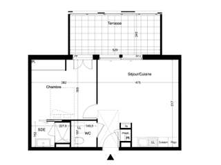 Vente appartement 2 pièces