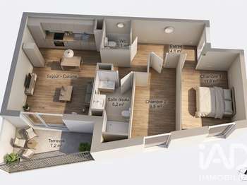 Vente appartement 3 pièces Vente appartement 3 pièces