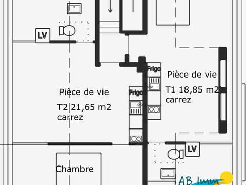 Vente appartement 1 pièce