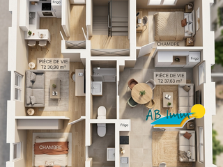 Vente appartement 2 pièces