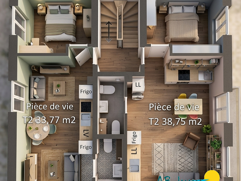 Vente appartement 2 pièces Caudan 56