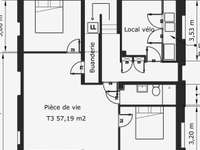 Vente appartement 3 pièces Vente appartement 3 pièces