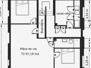 Vente appartement 3 pièces Vente appartement 3 pièces