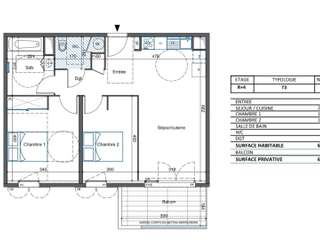 Vente appartement 3 pièces