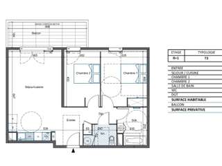 Vente appartement 3 pièces