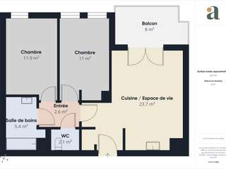 Vente appartement 3 pièces