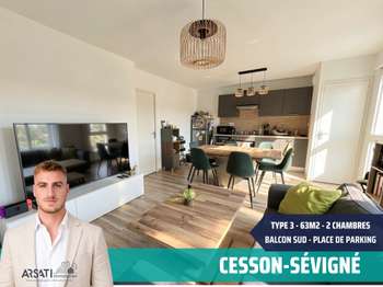 Vente Appartement 3 piècesCesson-Sévigné