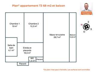 Vente appartement 3 pièces Vente appartement 3 pièces