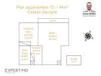 Vente appartement 2 pièces
