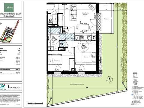 Vente appartement 3 pièces Challans 85