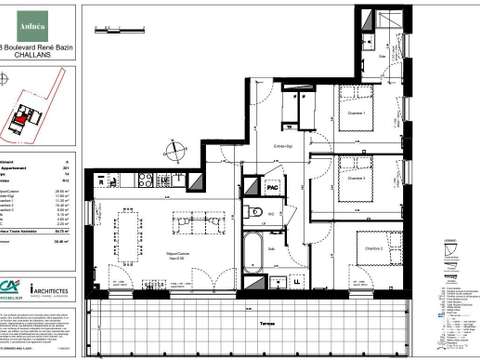 Vente appartement 4 pièces