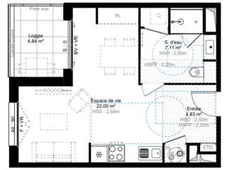 Vente appartement 1 pièce