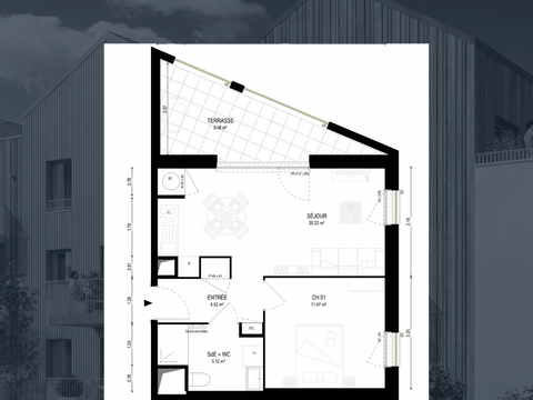 Vente appartement 2 pièces