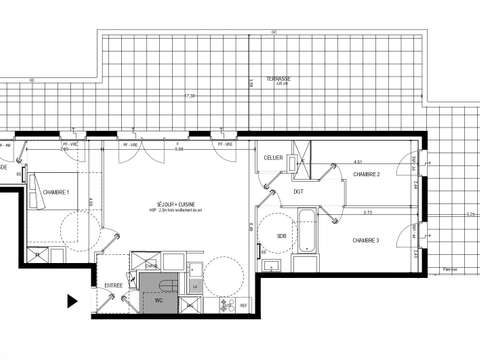 Vente appartement 4 pièces