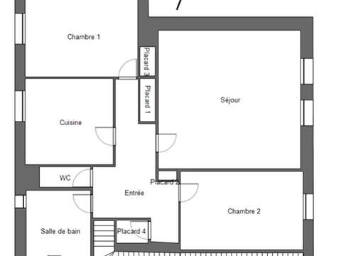Vente appartement 4 pièces Châteauneuf-du-Faou 29