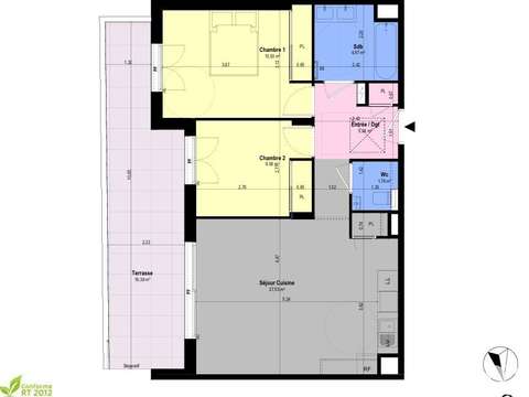 Vente appartement 3 pièces