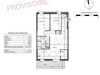 Vente appartement 3 pièces
