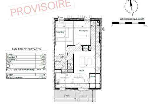 Vente appartement 3 pièces