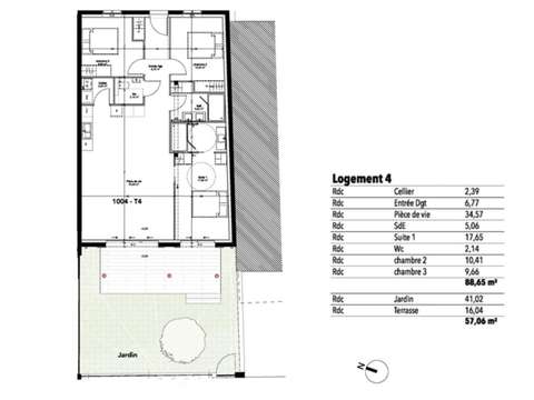 Vente appartement 4 pièces