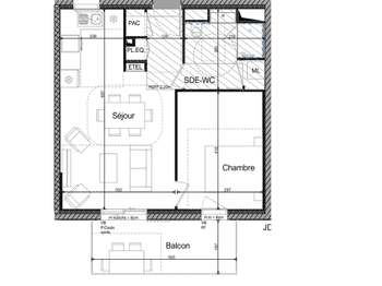 Vente appartement 2 pièces