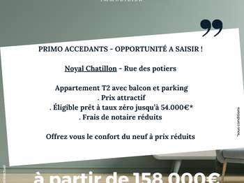 Vente Appartement 2 piècesChatillon-sur-seiche