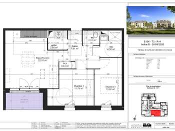Vente appartement 3 pièces