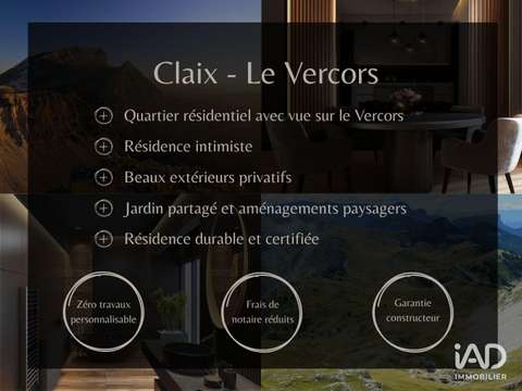 Vente appartement 2 pièces Claix 38