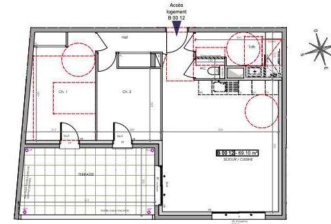 Vente appartement 3 pièces