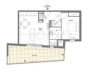 Vente appartement 2 pièces