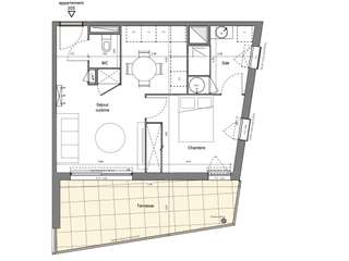 Vente appartement 2 pièces