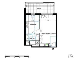 Vente appartement 2 pièces