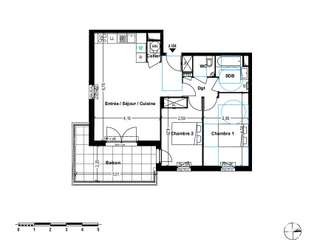 Vente appartement 3 pièces