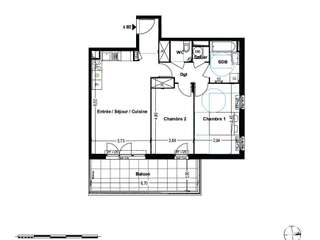 Vente appartement 3 pièces