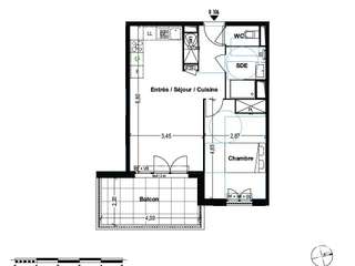 Vente appartement 2 pièces