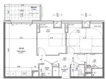 Vente appartement 3 pièces