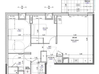 Vente appartement 3 pièces