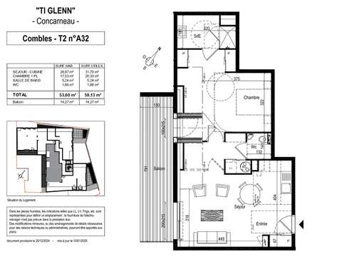Vente appartement 2 pièces