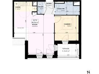 Vente appartement 2 pièces