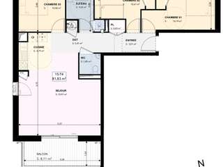 Vente appartement 4 pièces