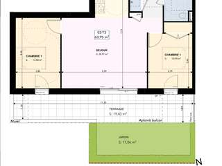 Vente appartement 3 pièces