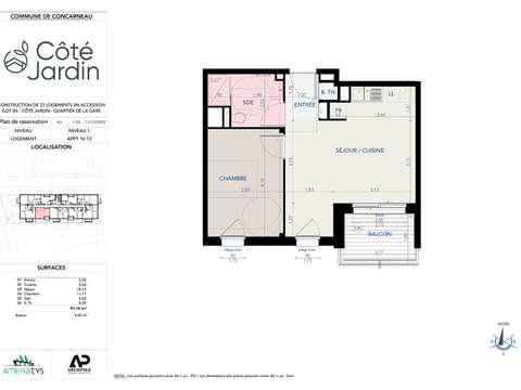 Vente appartement 2 pièces