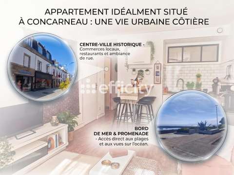 Vente appartement 3 pièces Concarneau 29