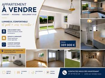 Vente Appartement 3 piècesConcarneau