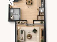 Vente appartement 3 pièces
