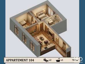 Vente Appartement 3 piècesConfolens