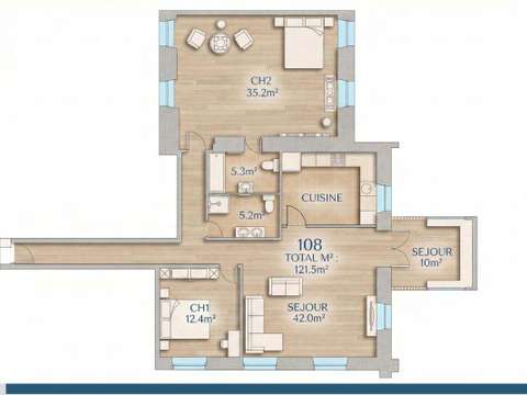 Vente appartement 4 pièces Vente appartement 4 pièces