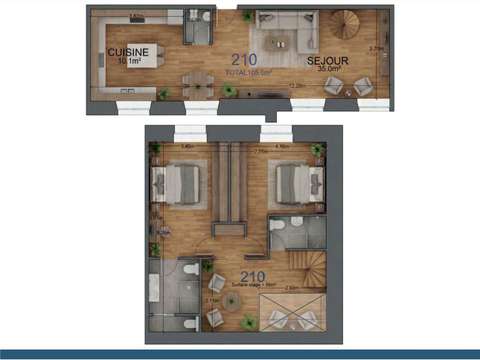 Vente appartement 3 pièces